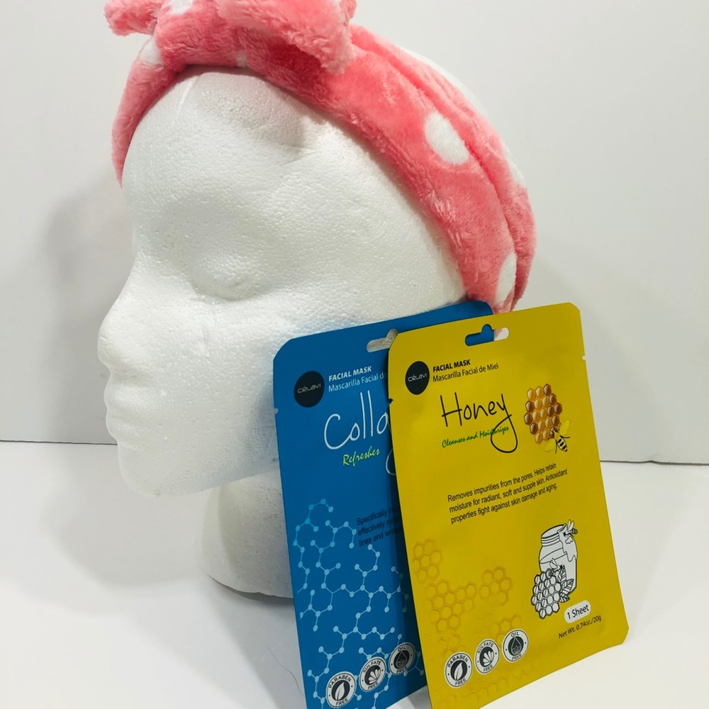 🎁Host Pick🎁SPA Headband & Masks